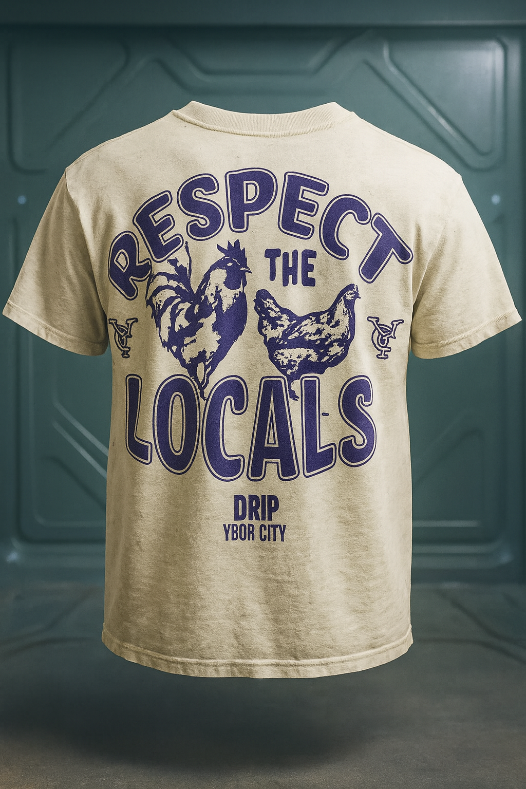 Respect the Locals Tee – DRIP Ybor Off-White Streetwear Shirt