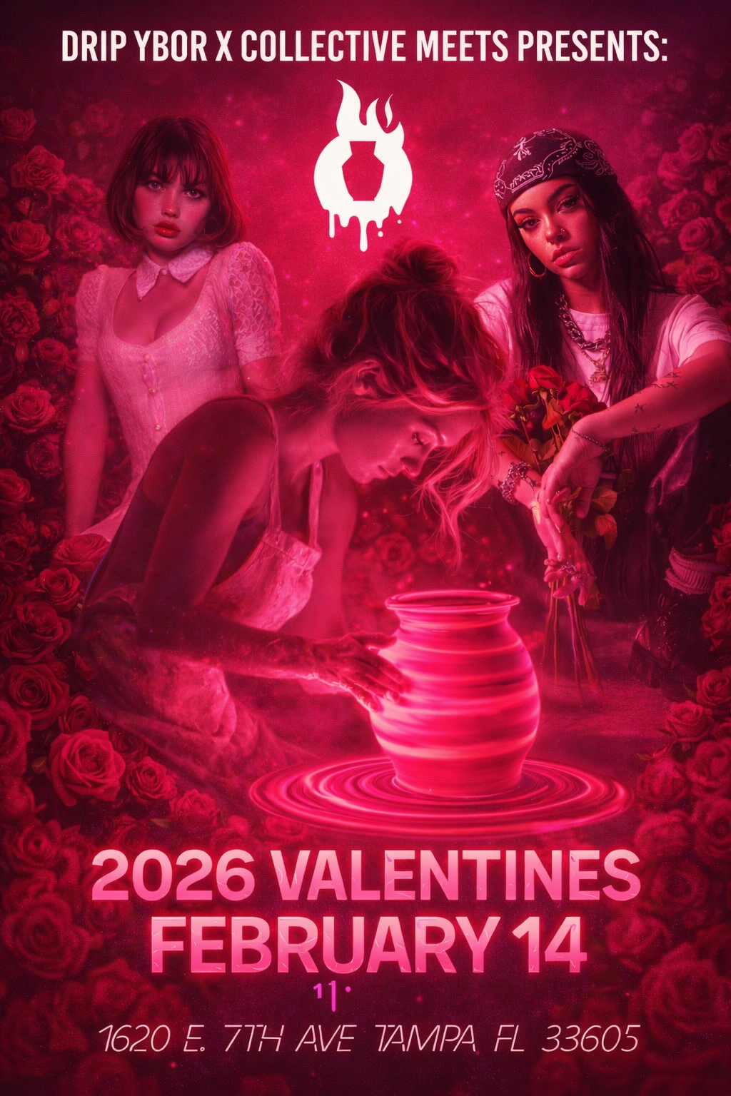 Valentine's Day Pottery wheel class